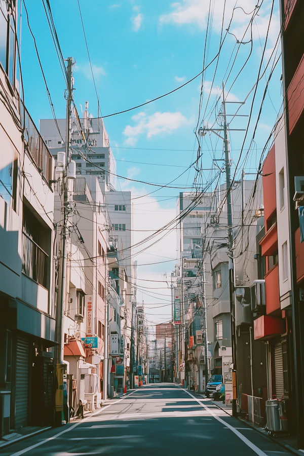 Quiet Urban Street Scene