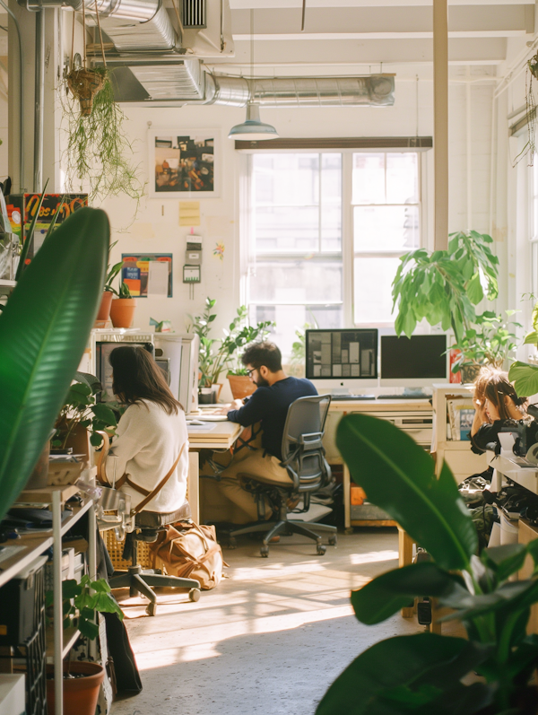 Green Office Workspace