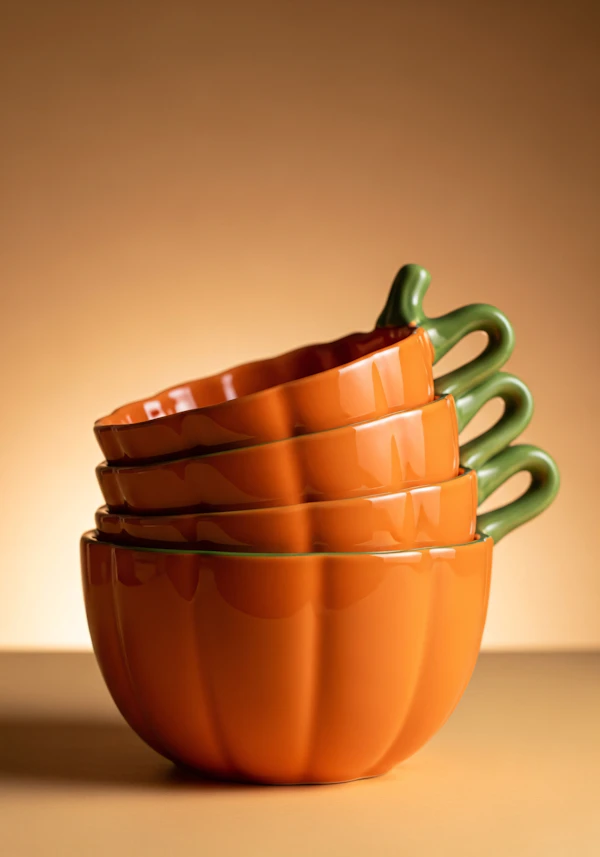 Pumpkin Ceramic Mugs