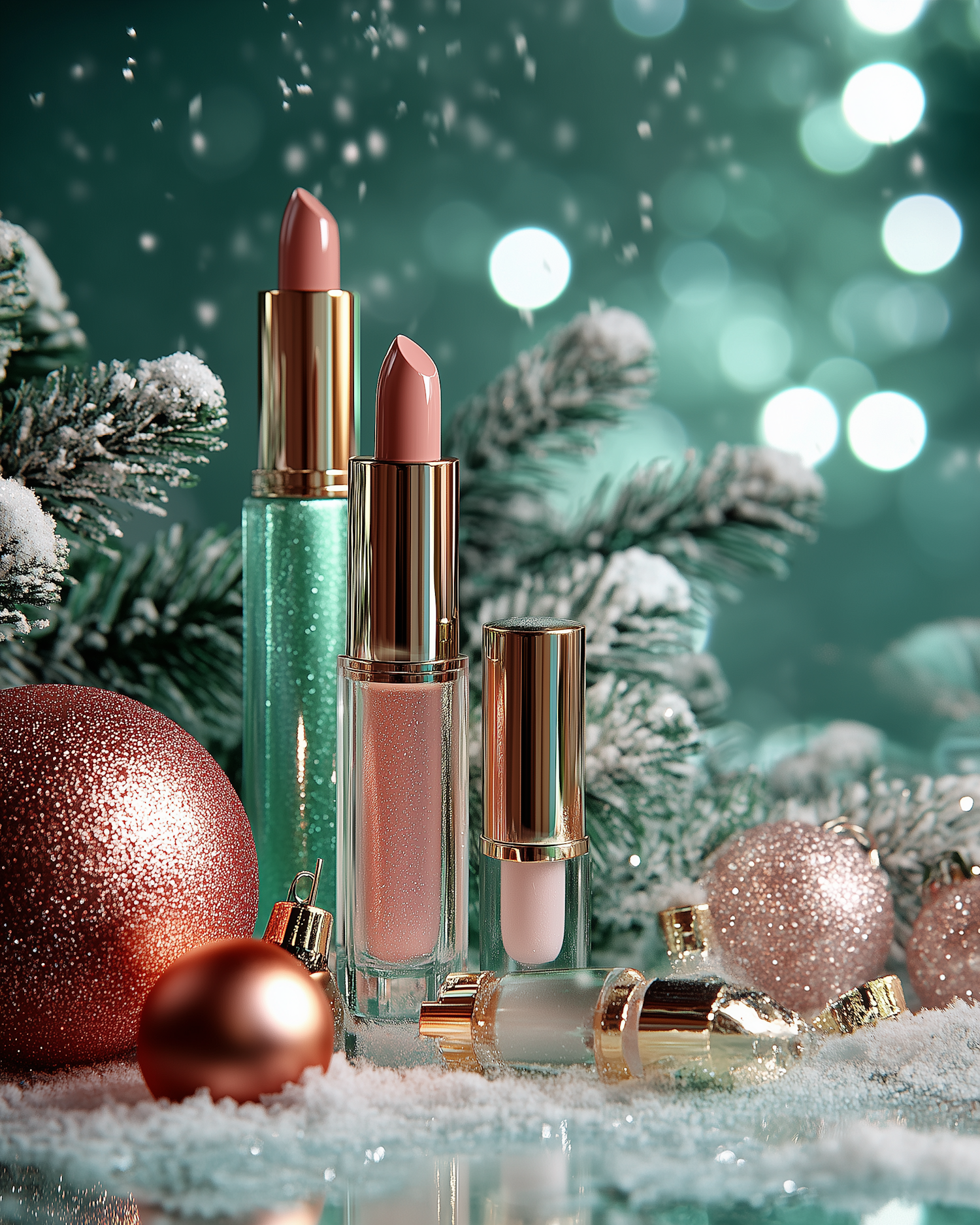 Festive Cosmetic Display