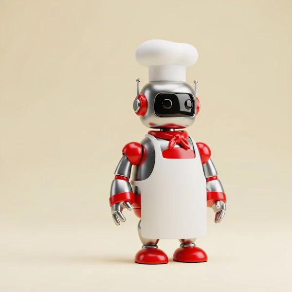 Chef Robot Portrait