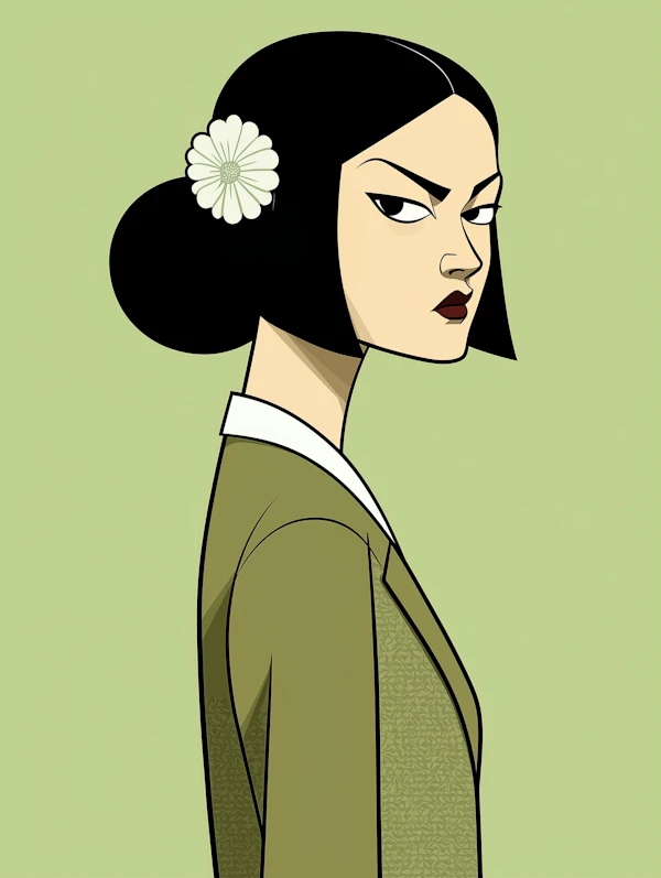 Stylized Woman Illustration