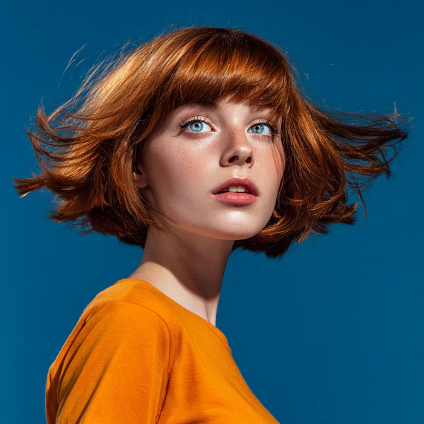Vivid Portrait of Woman