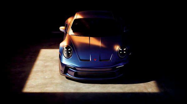 Sleek Porsche 911 Sports Car