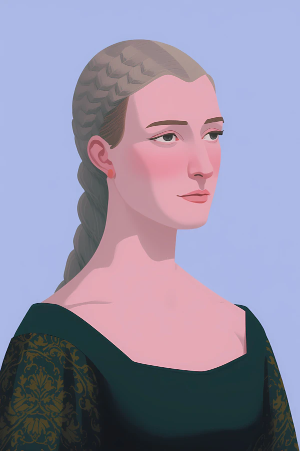 Elegant Profile Portrait