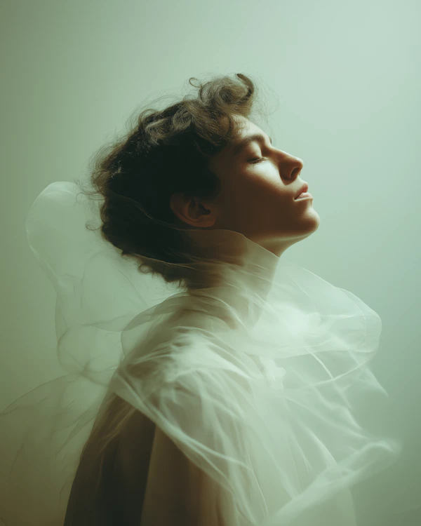 Serene Profile Portrait