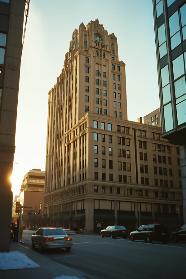 Ornate Building at Sunrise