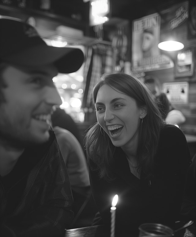 Cozy Bar Laughter