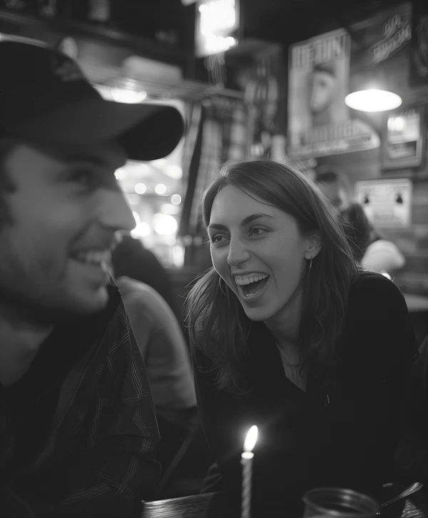 Cozy Bar Laughter