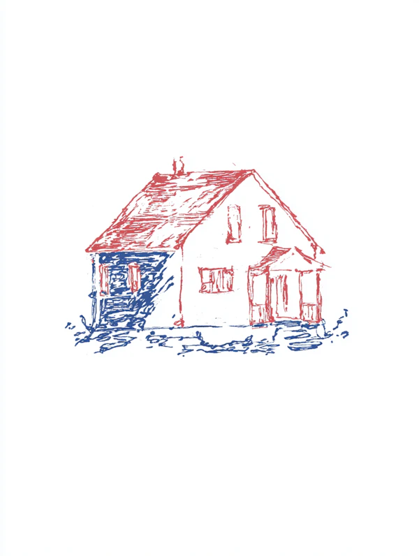 Minimalist House Sketch
