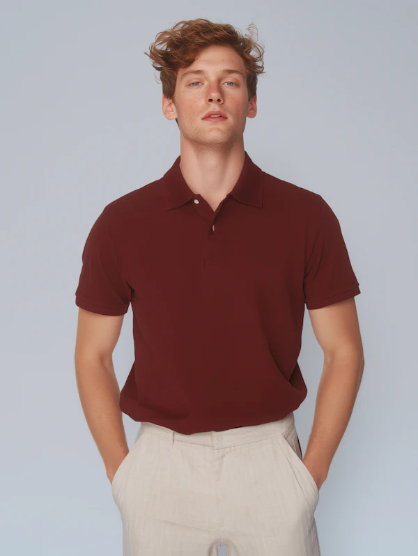 Man in Minimalist Outfit