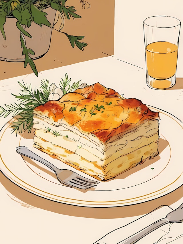 Delicious Lasagna Meal