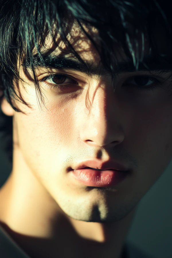 Dramatic Portrait of Young Person