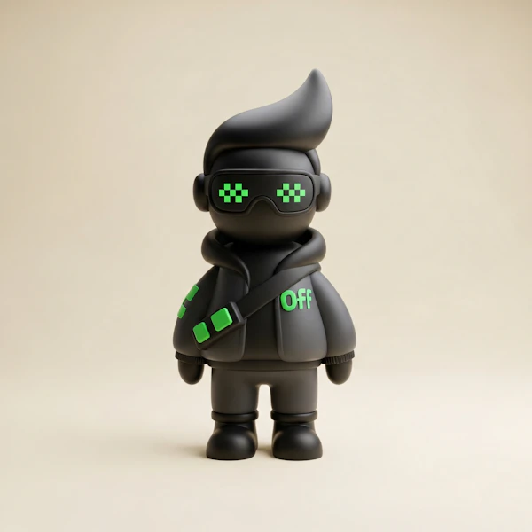 Futuristic 3D Character