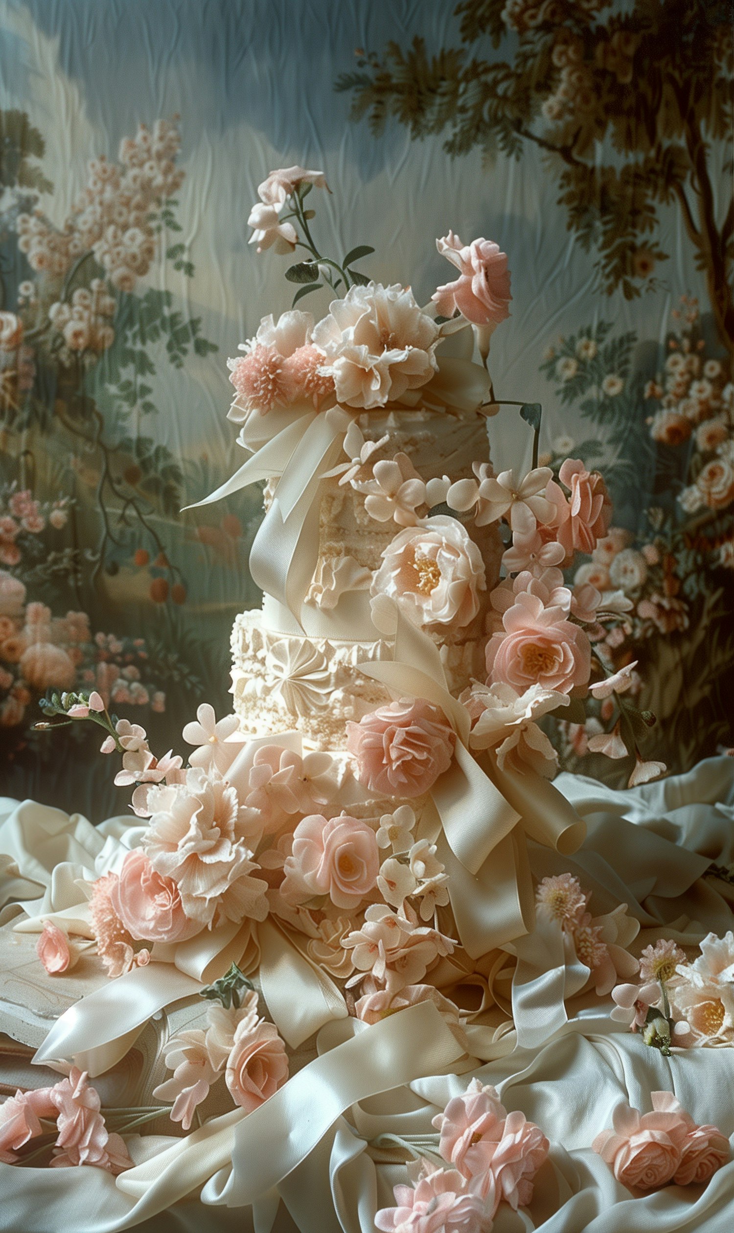 Elegant Floral Cake