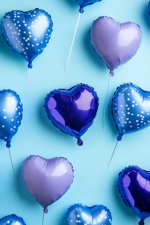 Heart Balloons Display
