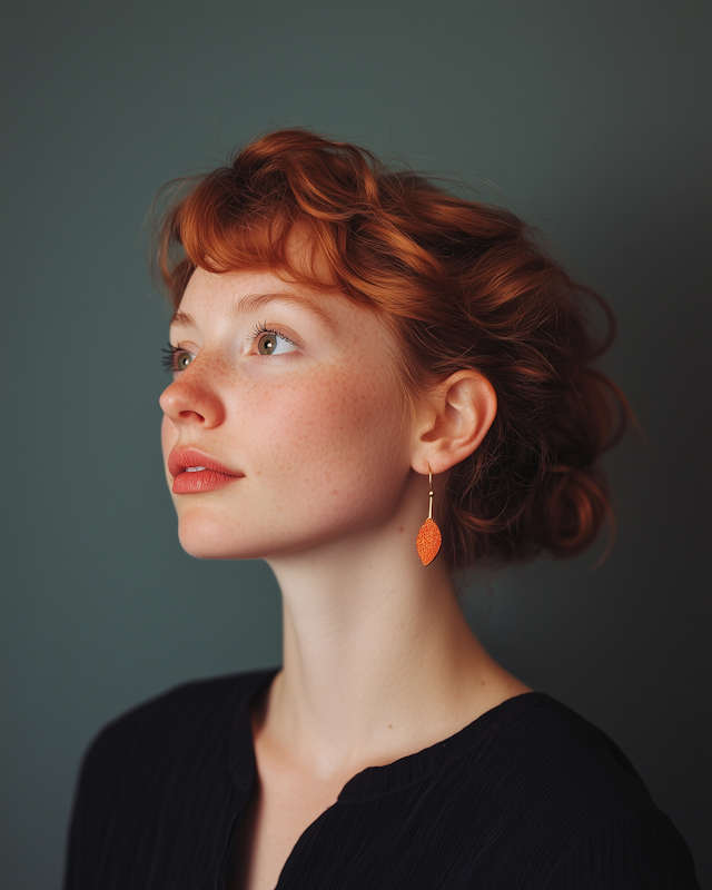 Portrait of a Young Woman with Red Hair