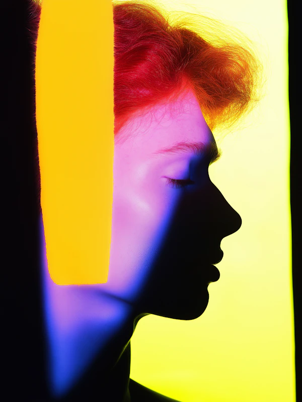 Vivid Abstract Portrait