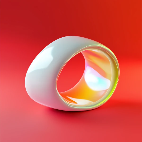 Futuristic Gradient Torus