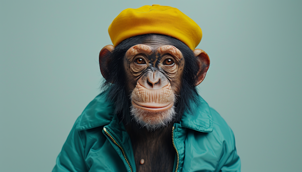 Chimpanzee in Human Attire