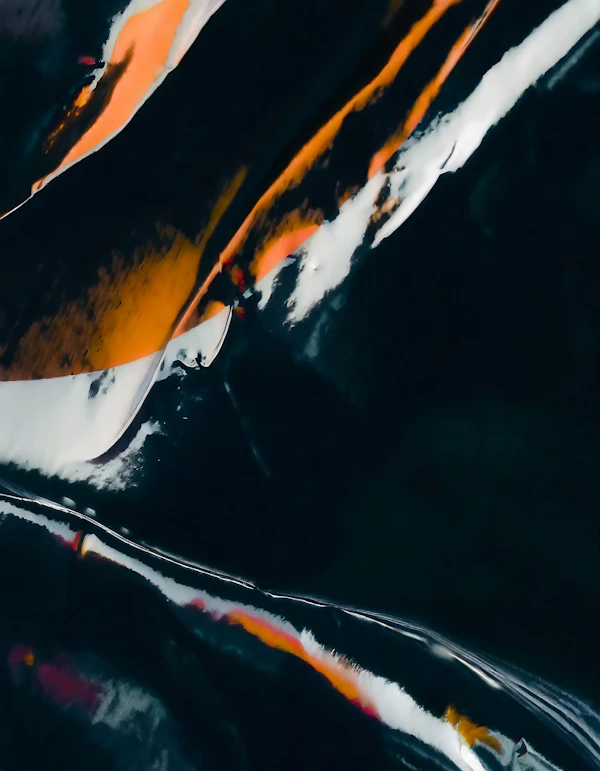Abstract Composition with Bold Strokes