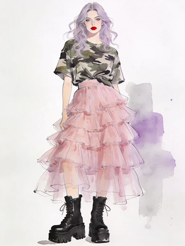 Stylish Fashion Sketch