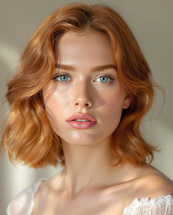 Red-Haired Woman Portrait