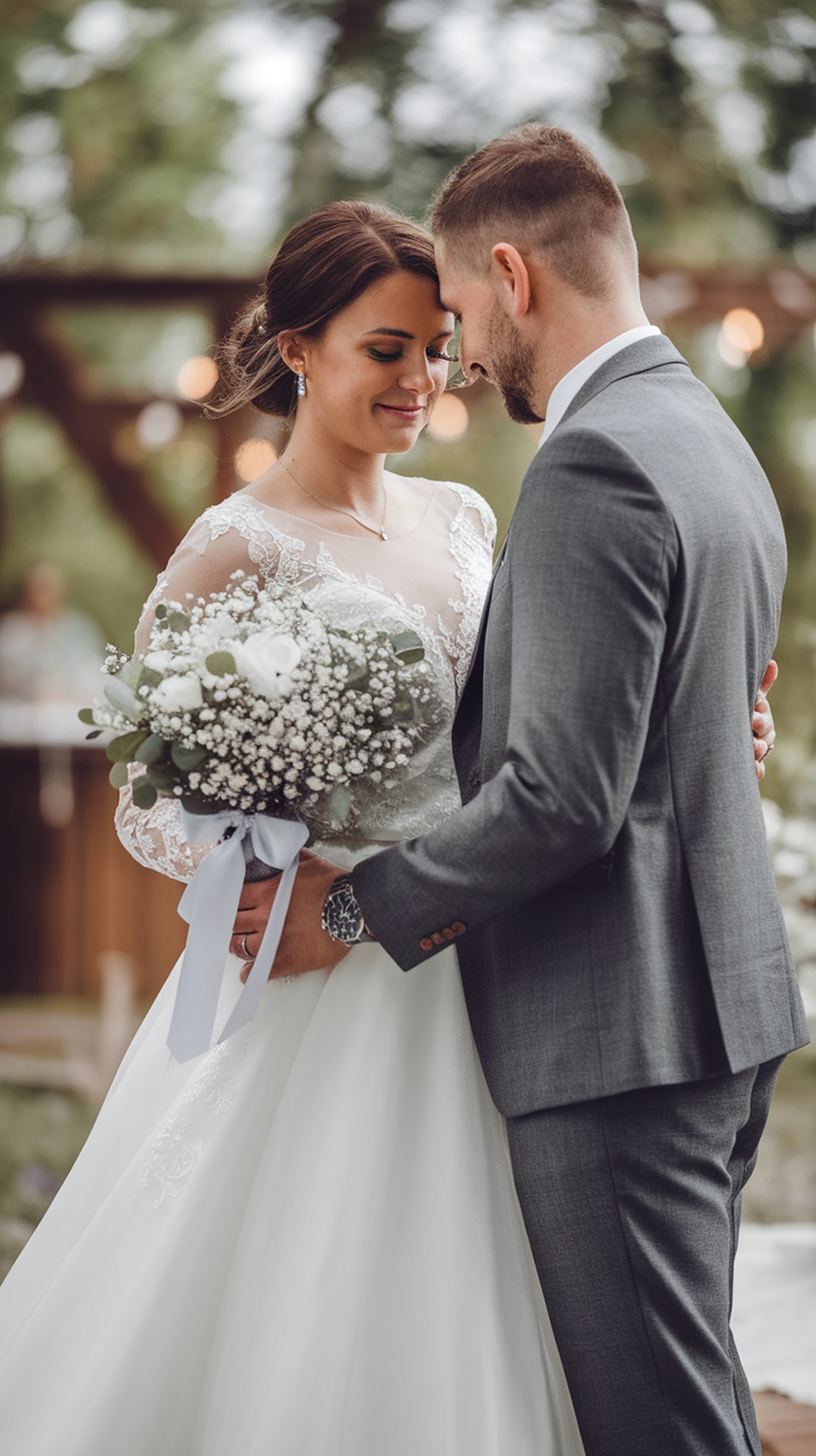 Tender Wedding Moment