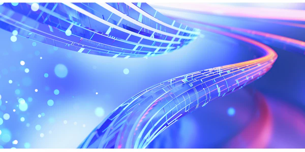 Abstract Digital Ribbons