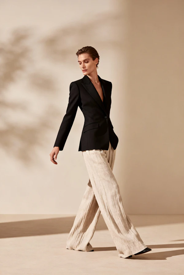Elegant Walking Pose