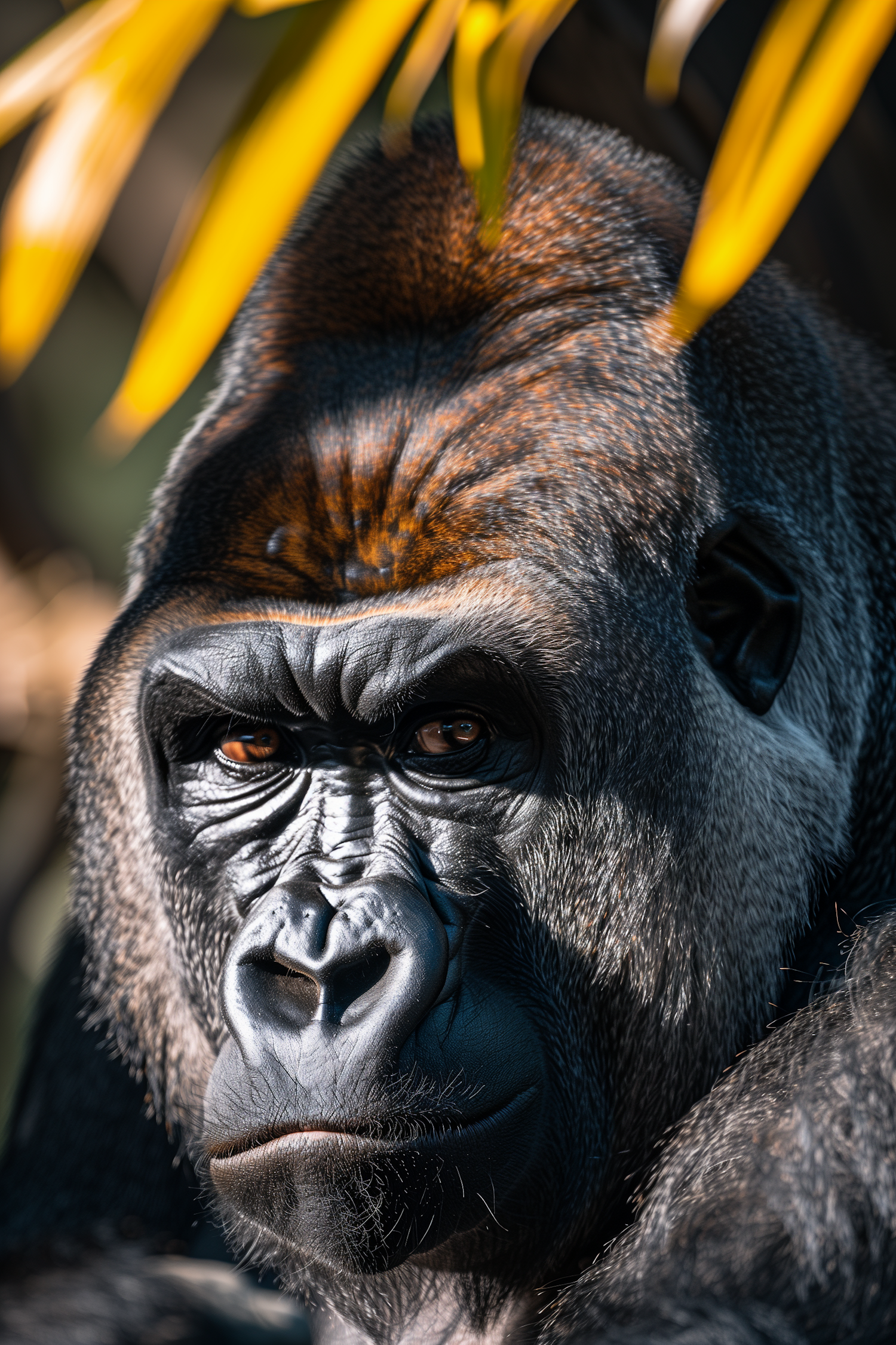 Captivating Gorilla Portrait