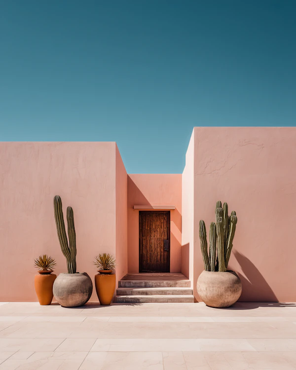Pastel Pink Building