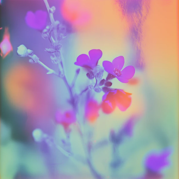 Dreamy Purple Flowers