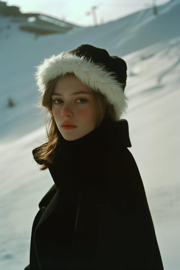 Serene Winter Portrait