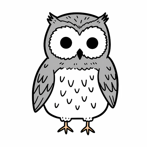 Cartoon Owl Illustration