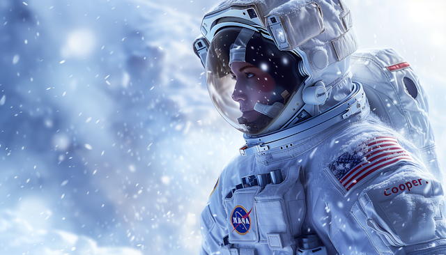 Astronaut in Snow