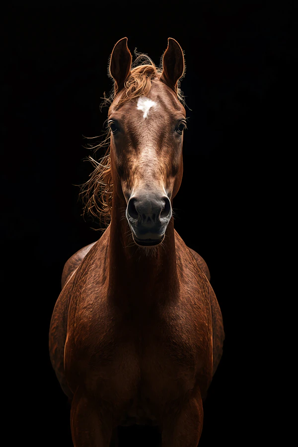 Chestnut Horse Portrait