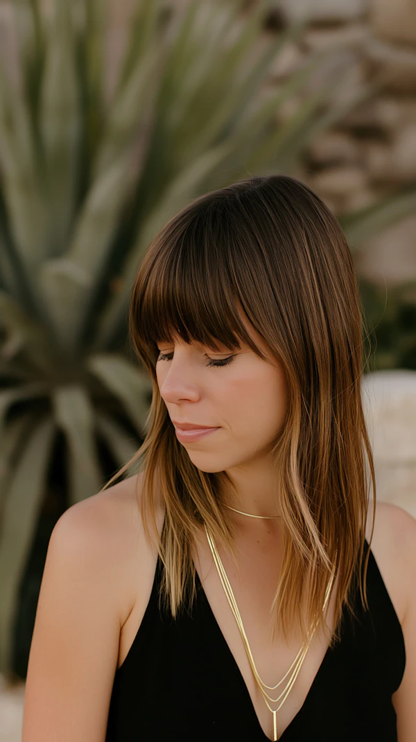 Serene Contemplation Portrait