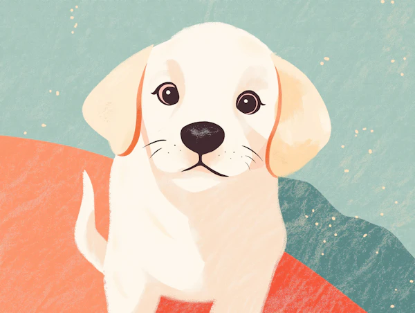 Adorable Puppy Illustration