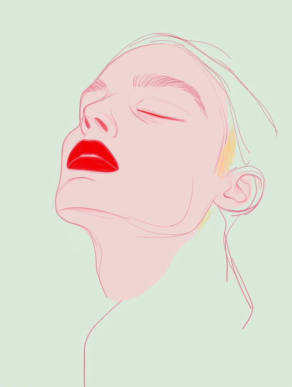 Minimalist Face Illustration
