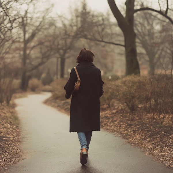 Solitary Walk in the Park