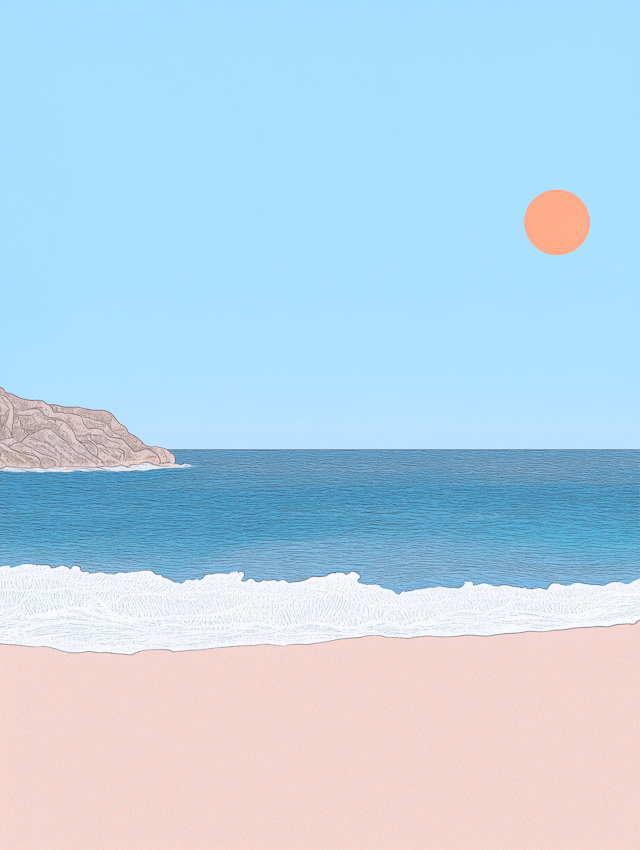 Serene Beach Scene