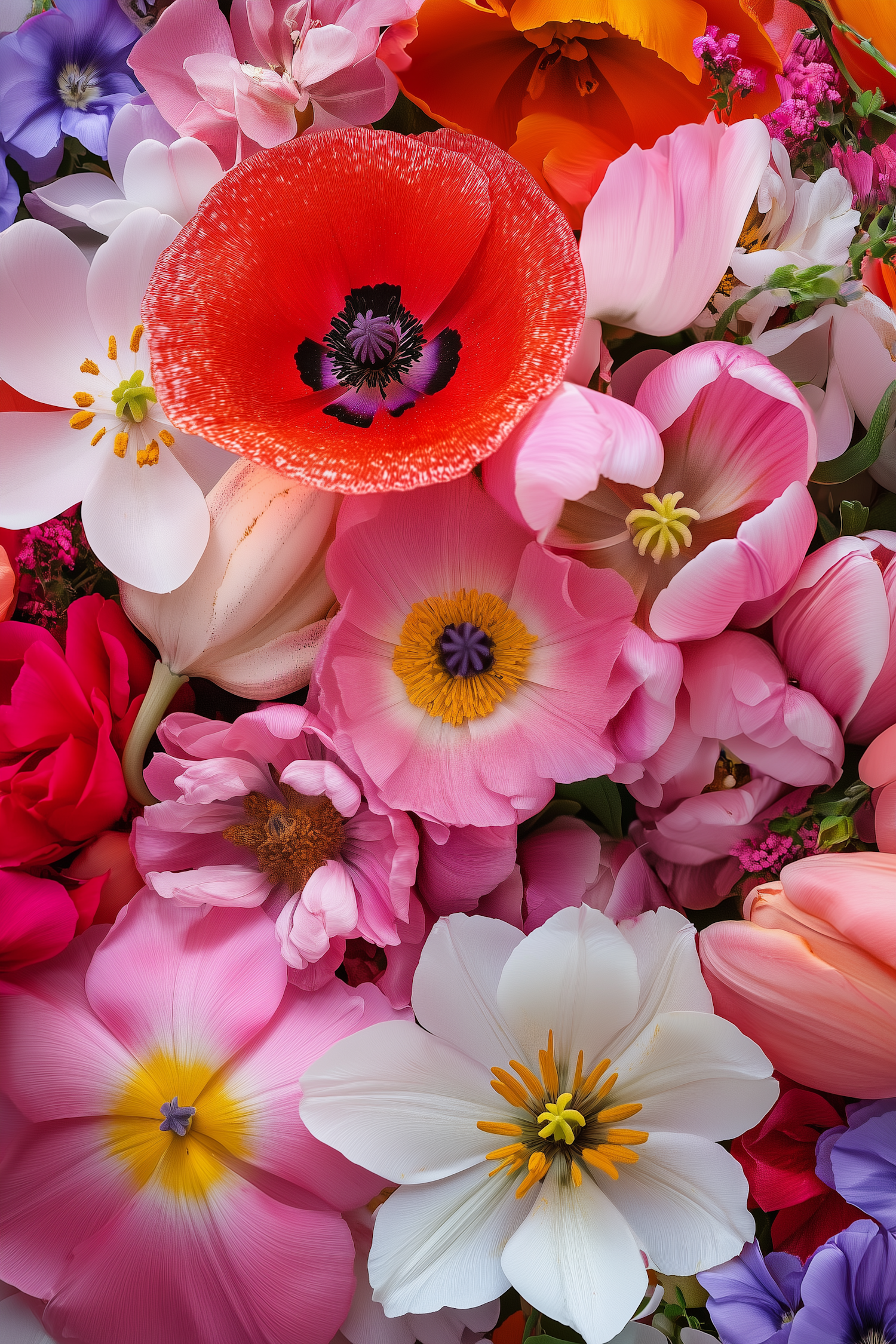 Vibrant Floral Close-up