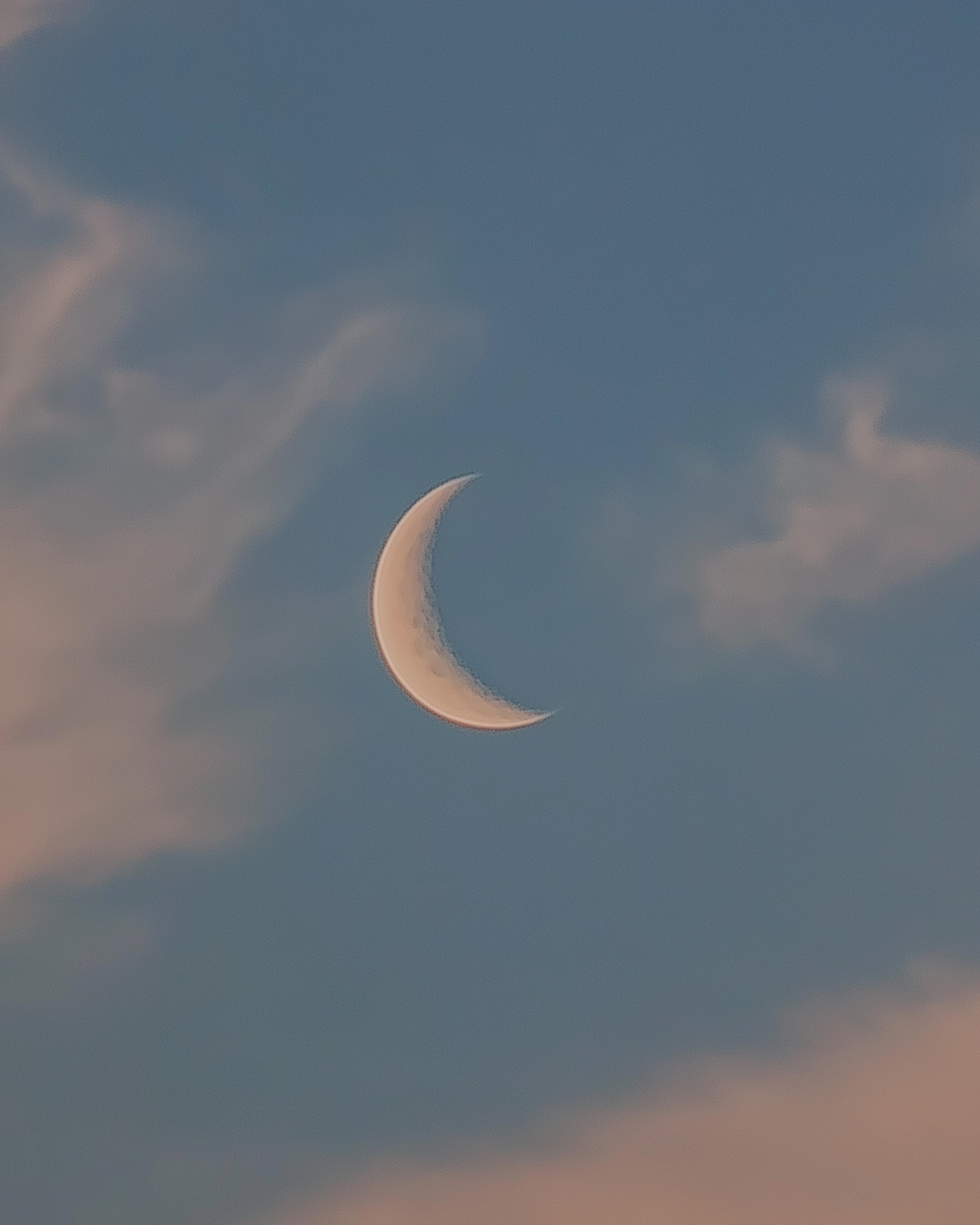 Crescent Moon at Dusk