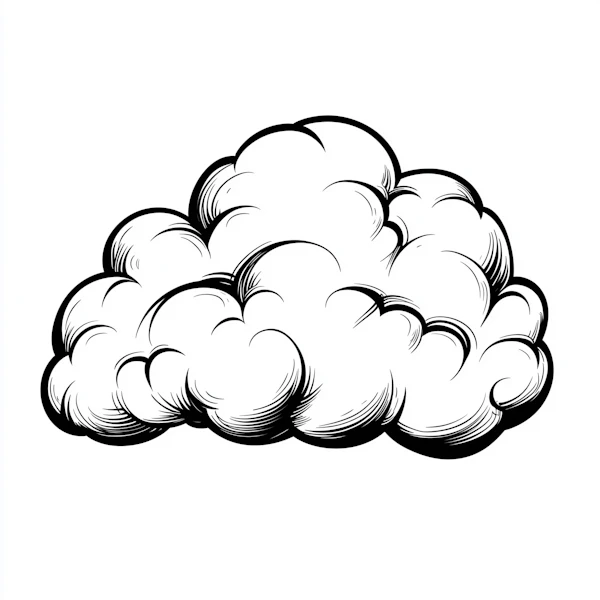Black-And-White Cloud