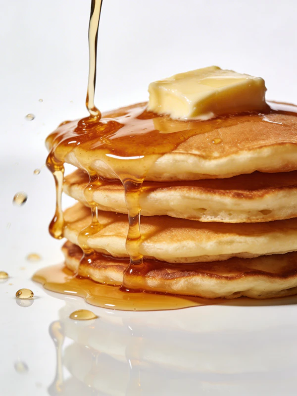 Golden Pancake Stack