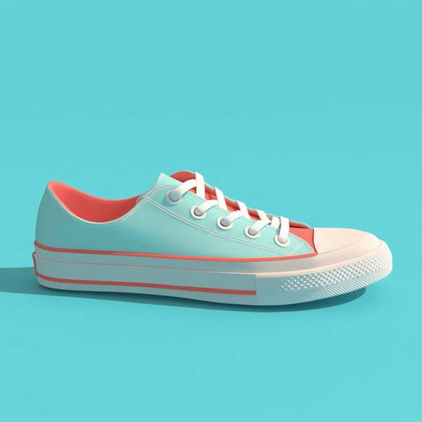 Stylish Brightly Colored Sneaker