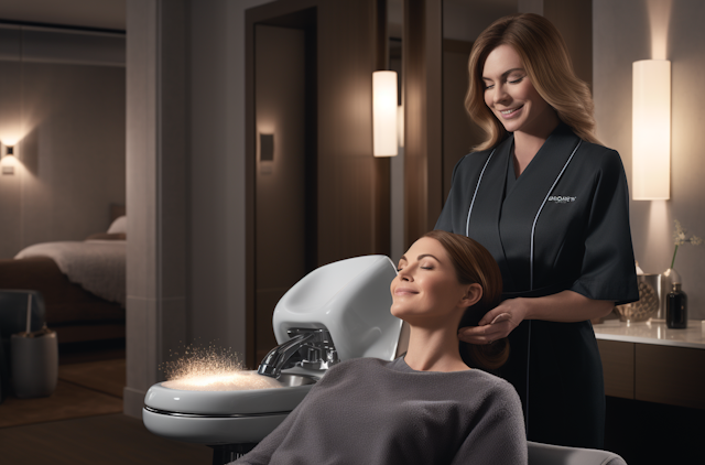 Luxurious Salon Pampering with Sparkling Hair Treatment