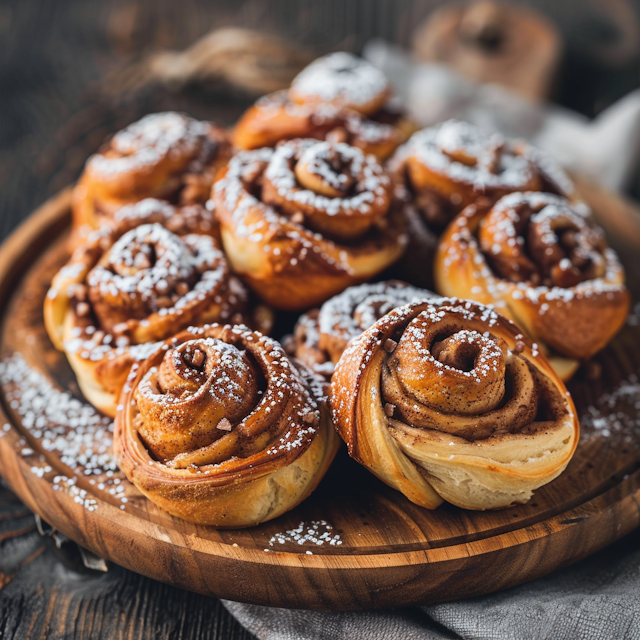 Cinnamon Rolls Close-Up