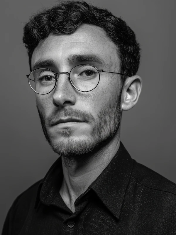 Black-and-White Portrait